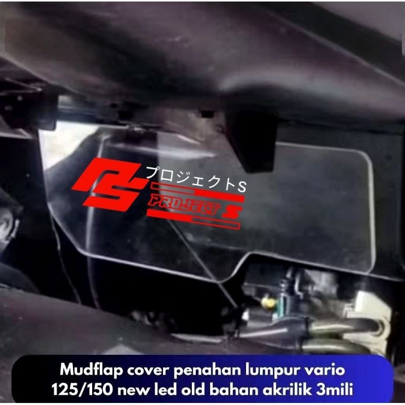 Mudflap Mud Flap Akrilik Vario 125 150 New LED OLD