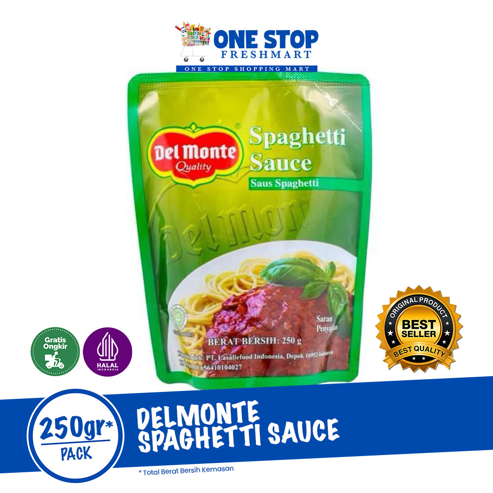 

DELMONTE SPAGHETTI SAUCE 250GR