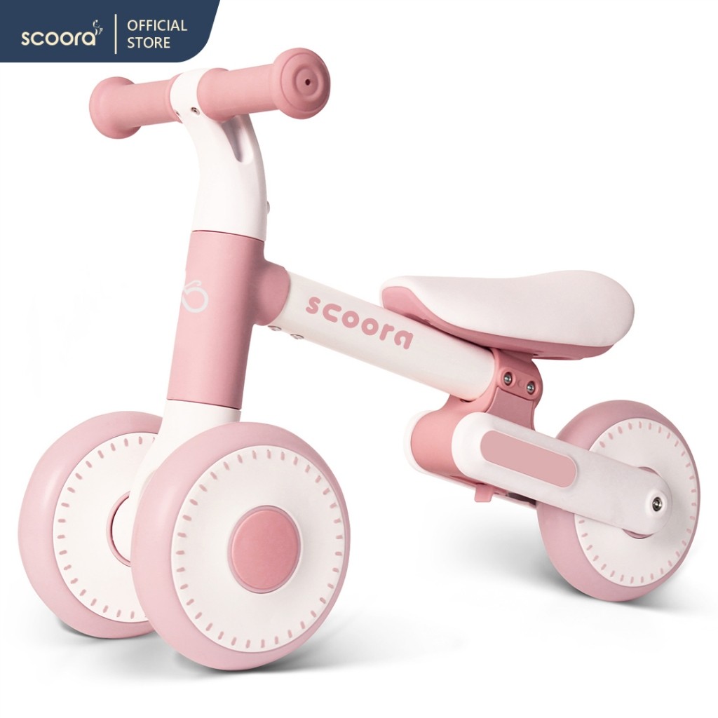 SCOORA ZENOZ Balance Bike Bayi 1-3 Tahun – Sepeda Keseimbangan Anak Lipat Tanpa Pedal