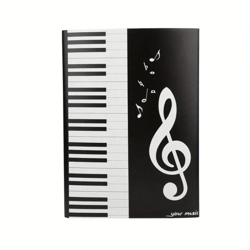 

4 Pages Expand Music Folder A4 6 Pockets Music Storage Sheet Big Piano Score Folder Writing Modification Modify Sheet Music