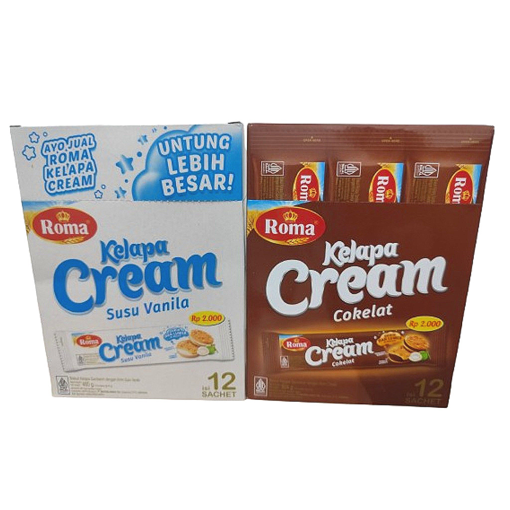 

ROMA KELAPA CREAM BOX ISI 12 PCS @RIZKY