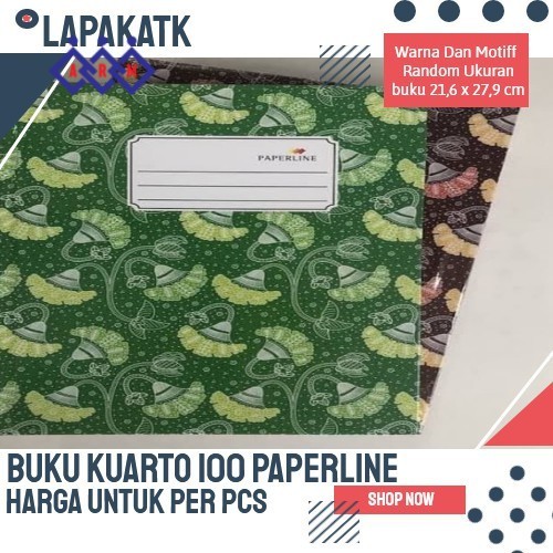 

Buku kuarto kwarto 100 Paperline + Best Seller