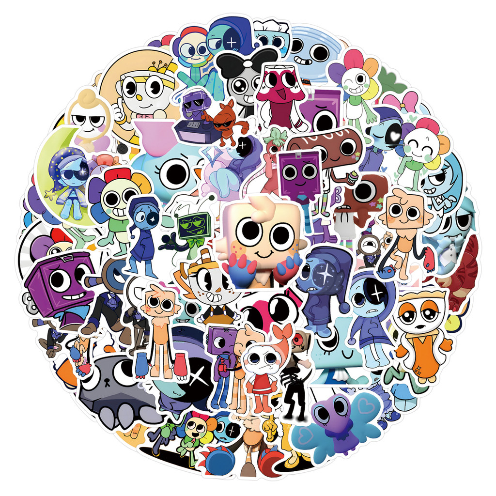 

106Pcs Dandys World Stickers DIY Stickers Scrapbooking Phone Luggage Skateboard Waterproof Decals