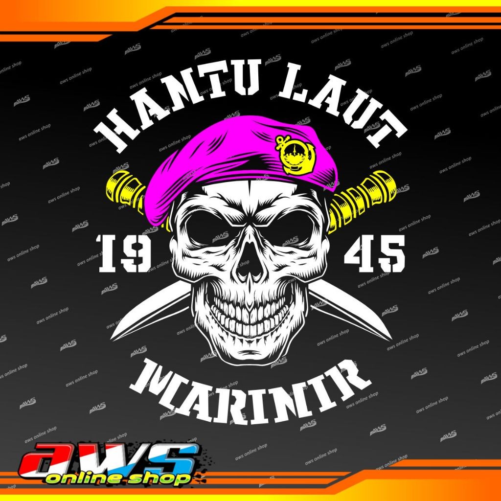 

Sticker Cutting Hantu Laut Marinir Big Size