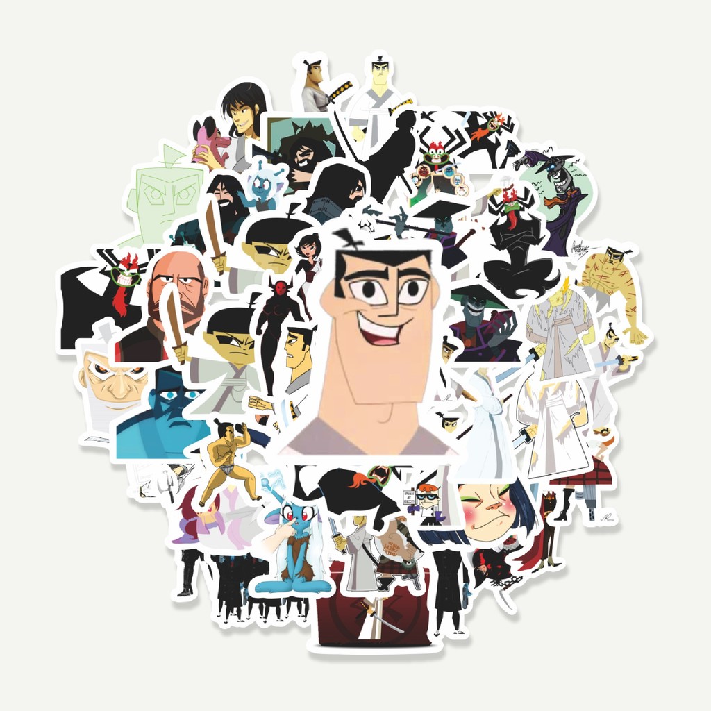 

Sticker Pack Sticker Kartun Samurai Jack Sticker | Sticker TUMBLR | Stiker LAPTOP KOPER HELM