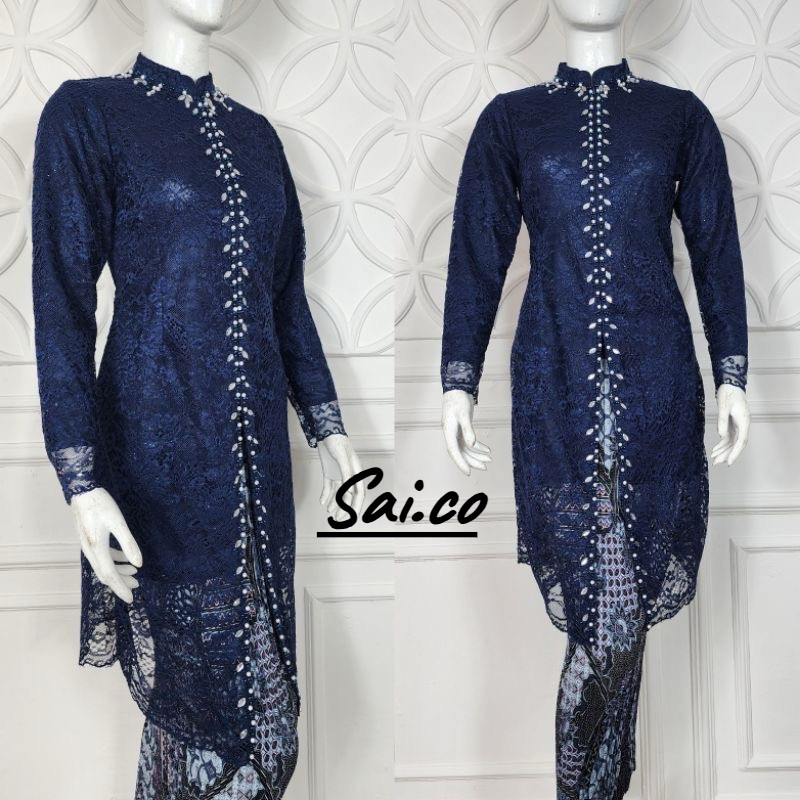 SET KEBAYA PAYET MODERN - TUNIK BRUKAT BUSUI MODERN - KEBAYA PESTA - KEBAYA TUNIK - KEBAYA WISUDA MO