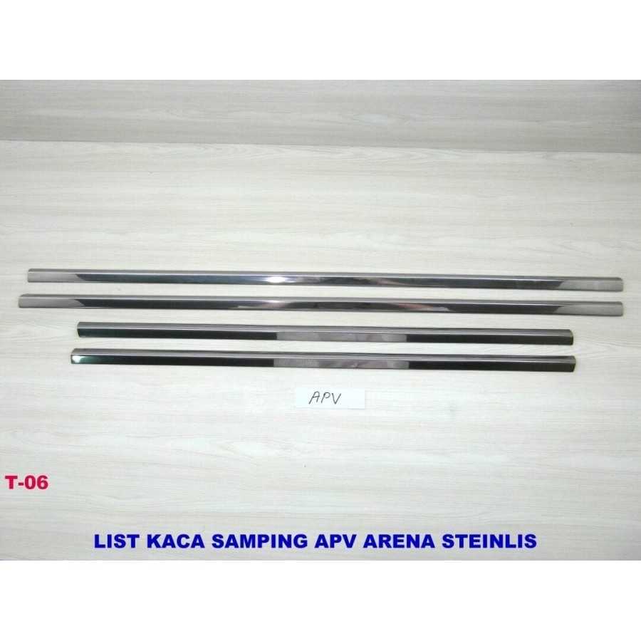 List plipit kaca mobil apv arena stainless - list chrome kaca mobil apv arena-list kaca mobil chrome