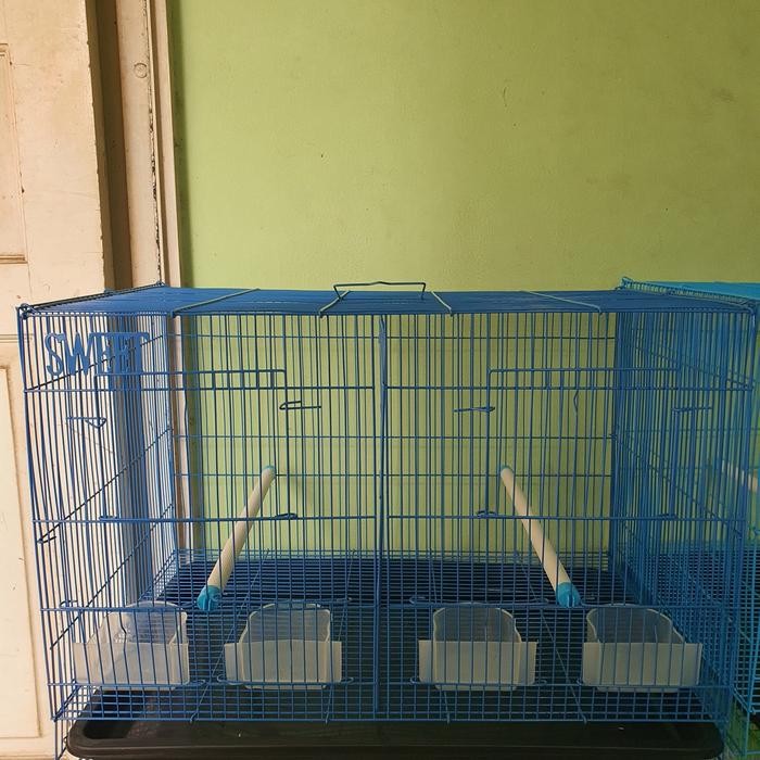 TS568 LUCKY KANDANG SEKAT BESI P.60 x L.40 x T.40 CM KOTAK LUCKY KANDANG SEKAT UMBARAN BURUNG SUDAGR