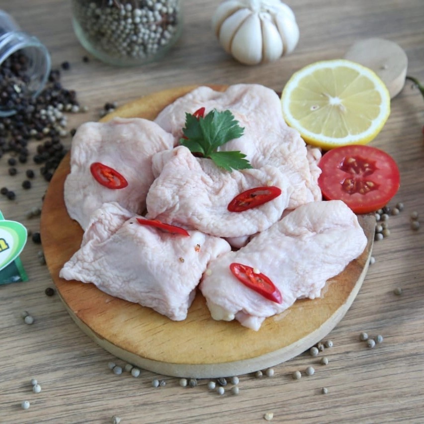 

Kulit Ayam Berkah Organik Probiotik 1kg | Kulit Ayam Sehat & Lezat