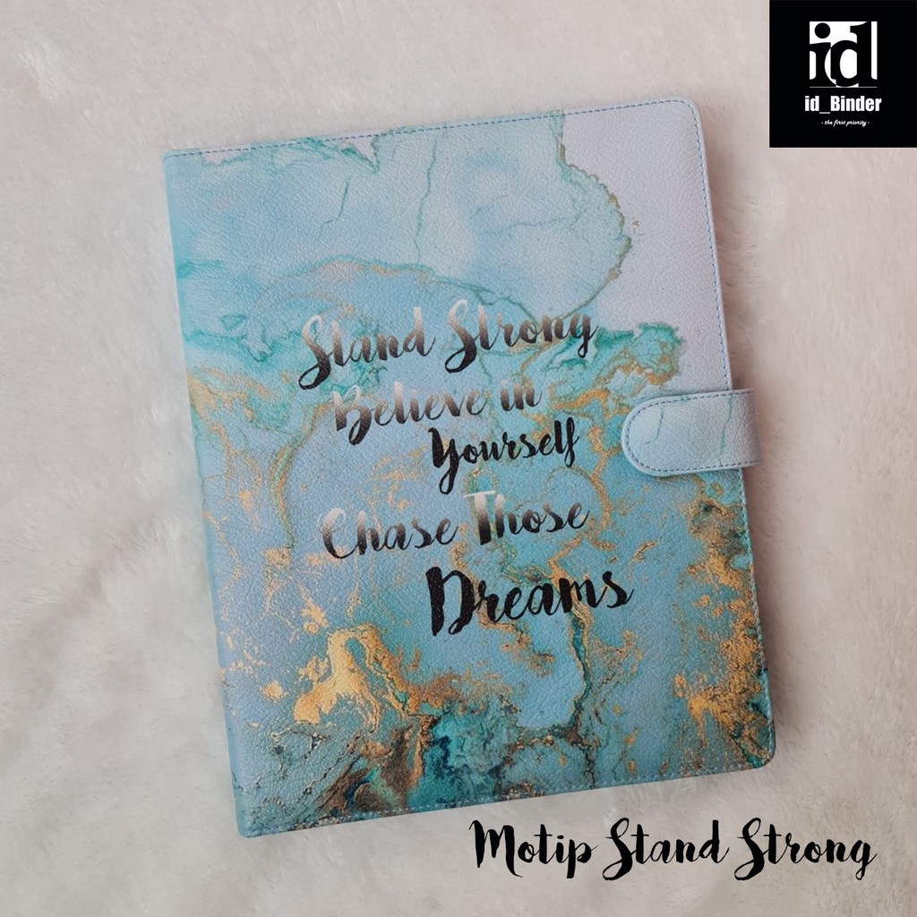 

BINDER PRINTING MOTIP STAND STRONG MARBEL A5 DAN B5