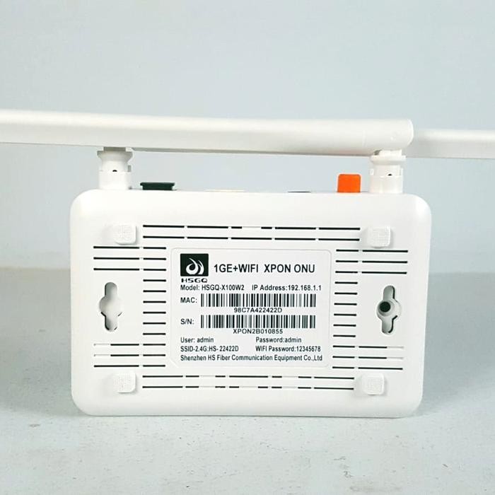 ONU Xpon HSGQ X100W2  Resmi - HSGQ X100W2 Onu Epon dan Gpon
