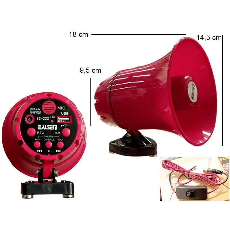 Megaphone Ealsem ES 22 S