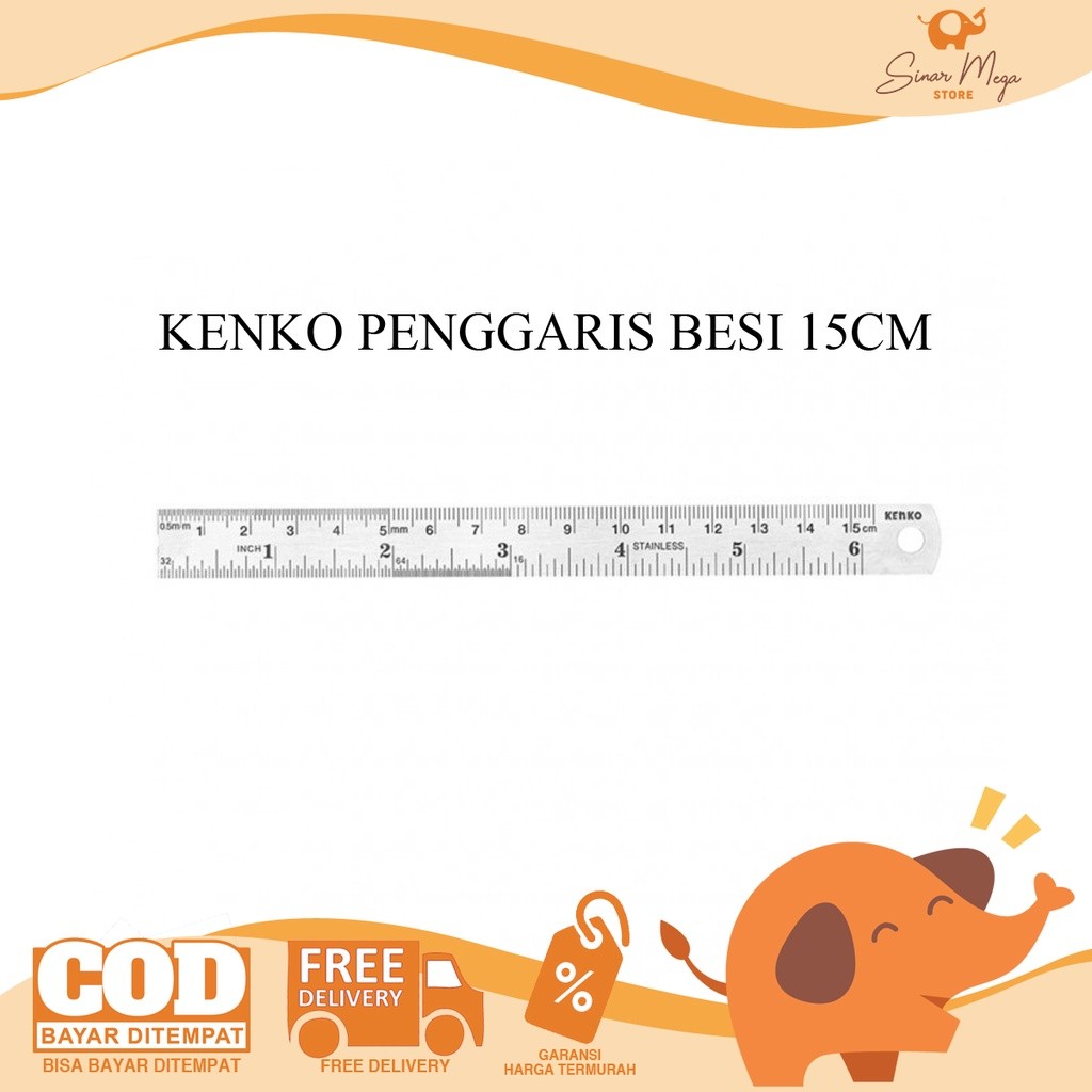 

Kenko Penggaris Besi 15 cm