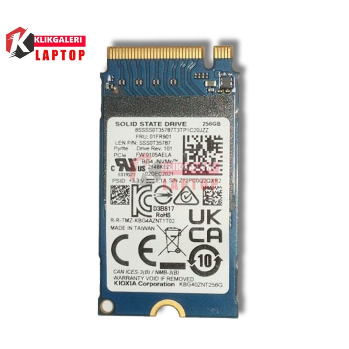 SSD KIOXIA 512GB NVME SSD 512GB SSD 256GB SSD 128GB SSD BERGARANSI - 256GB NVME 2230