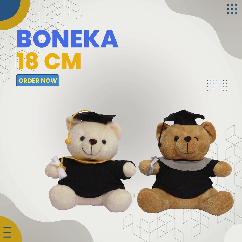 BONEKA WISUDA, BONEKA WISUDA BERUANG, BONEKA WISUDA MURAH