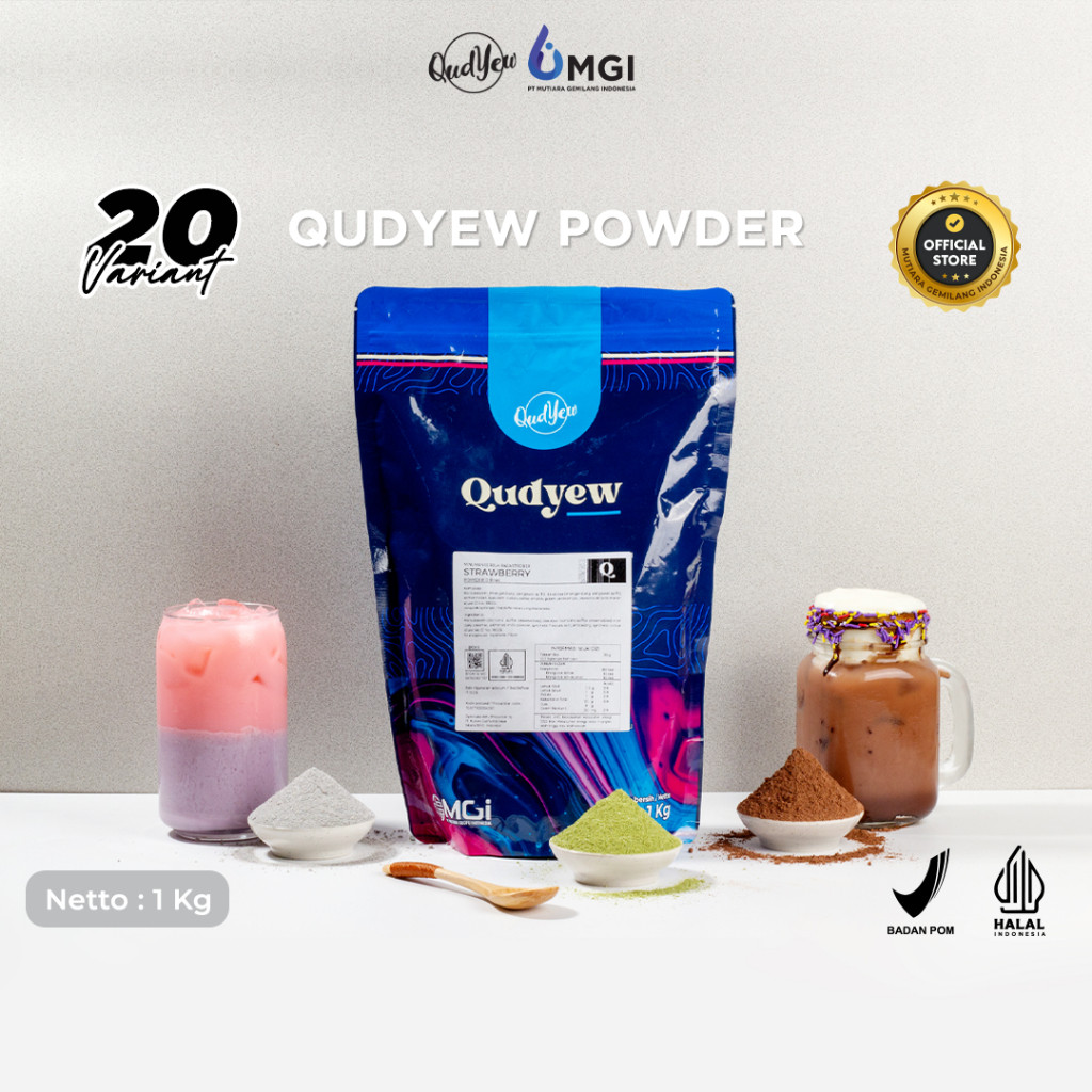 

Mutiaragemilang.id Qudyew Bubuk Minuman Powder Premium Drink Powder Serbuk MInuman 1kg
