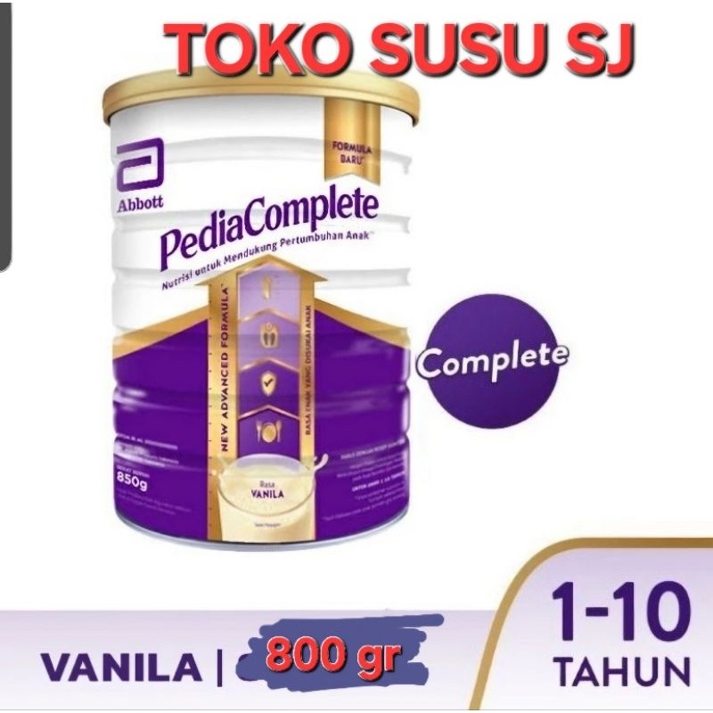 

PEDIASURE COMPLETE VANILA 800 GRAM/800GR/VANILLA/PEDIA COMPLETE/PEDIACOMPLETE/KOMPLIT/Dulu 850 gr/850gr