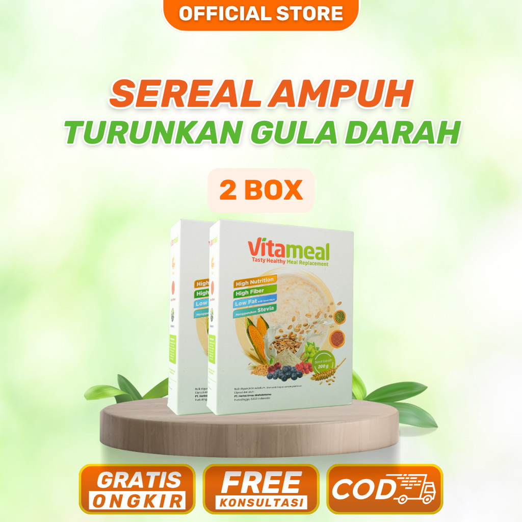 

Sereal Ampuh Turunkan Gula Darah Vitameal Turunkan Gula Darah Sereal Diabetes Multigrain Bantu Turunkan Gula Darah Tinggi Normalkan Kadar Gula Cegah Diabetes Herbal Alami Tanpa Efek Samping