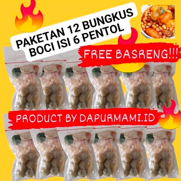 

BASO ACI 12 PACK PAKETAN BOCI 12 BUNGKUS BAKSO ACI PREMIUM DENGAN KUAH KALDU Cuangki Food Instan Pedas Bacil Terlaris