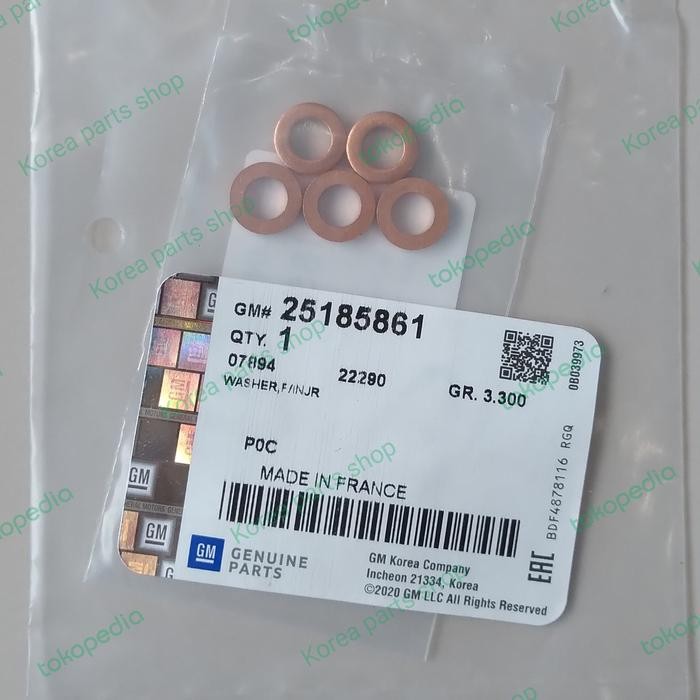 SEAL INJECTOR CAPTIVA DIESEL FL (5PC) QUALITY