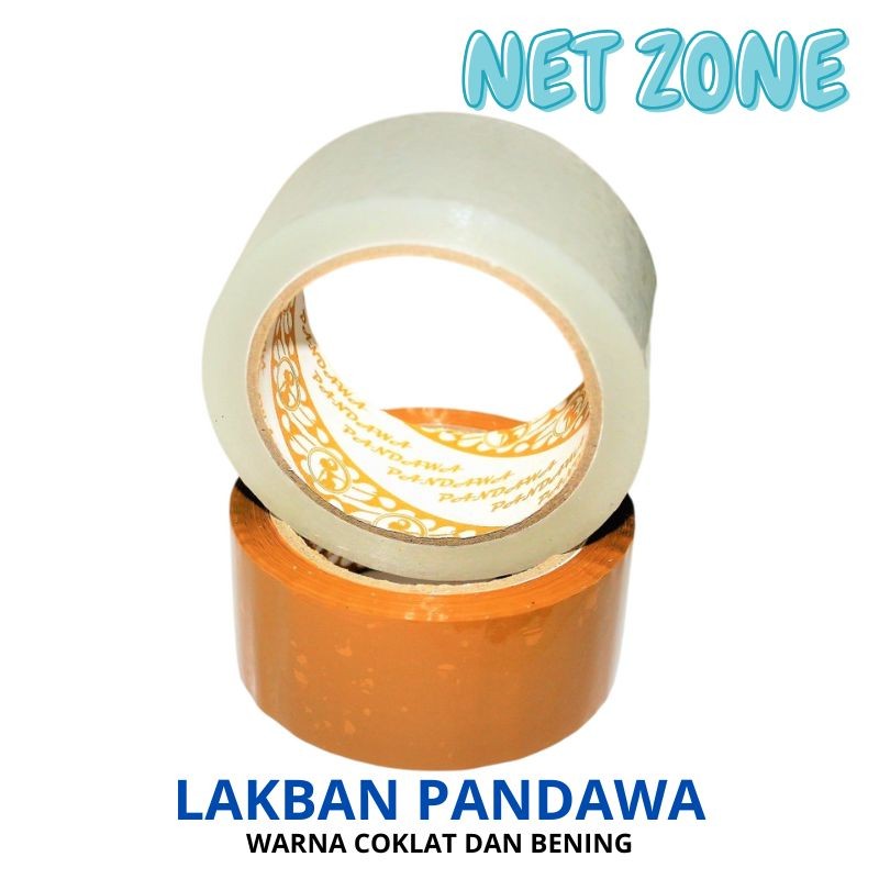 

Jual LAKBAN Bening / Coklat Merk PANDAWA 2 Inch 45mm 90Yards -NZONE