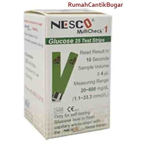 

Nesco Strip Gula Darah Isi 25 Penggunaan Cepat