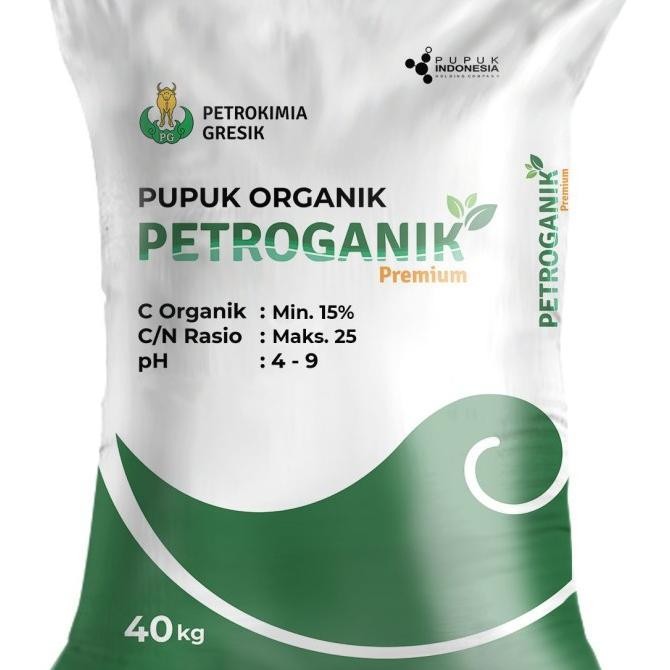 New pupuk organik petroganik premium 40kg 100% ori