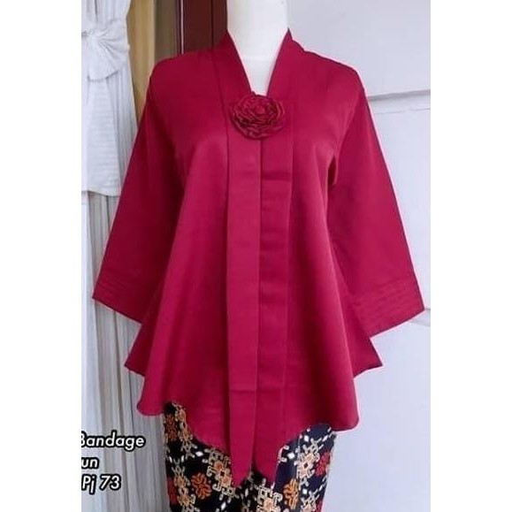 

Atasan Kebaya Floy Kutubaru Baloteli Muslim Wanita & Lain nya - MAROON