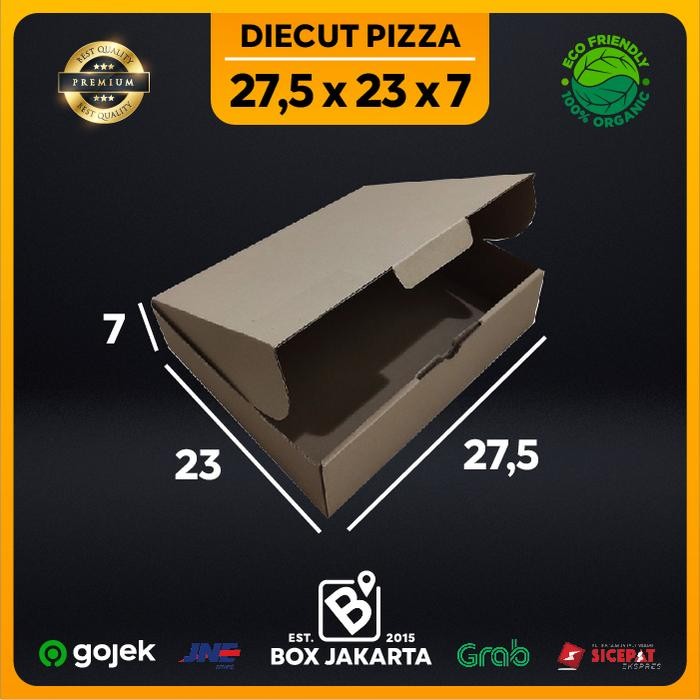 

KARDUS uk 27,5x23x7 CM Diecut Pizza Corrugated Packaging Box