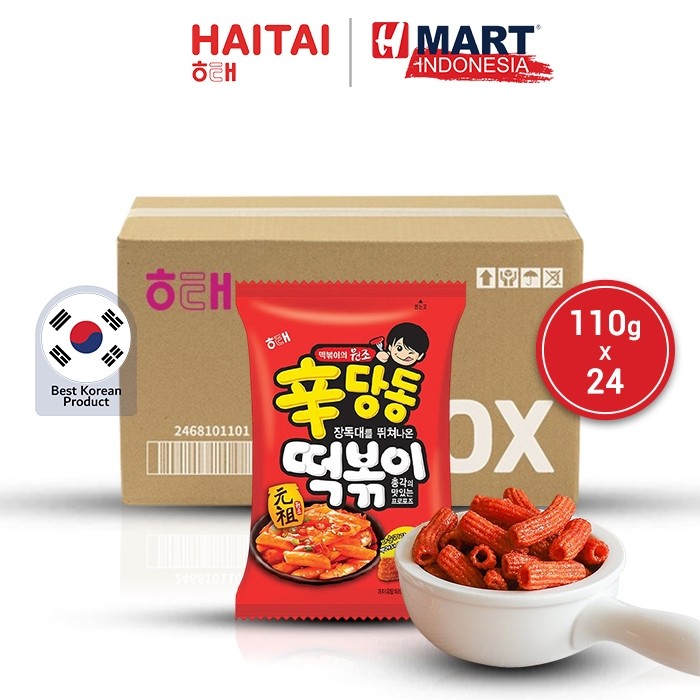 

HAITAI SINDANGDONG Tteokbokki - Snack Korea Rasa Tteokbokki 110g x 24