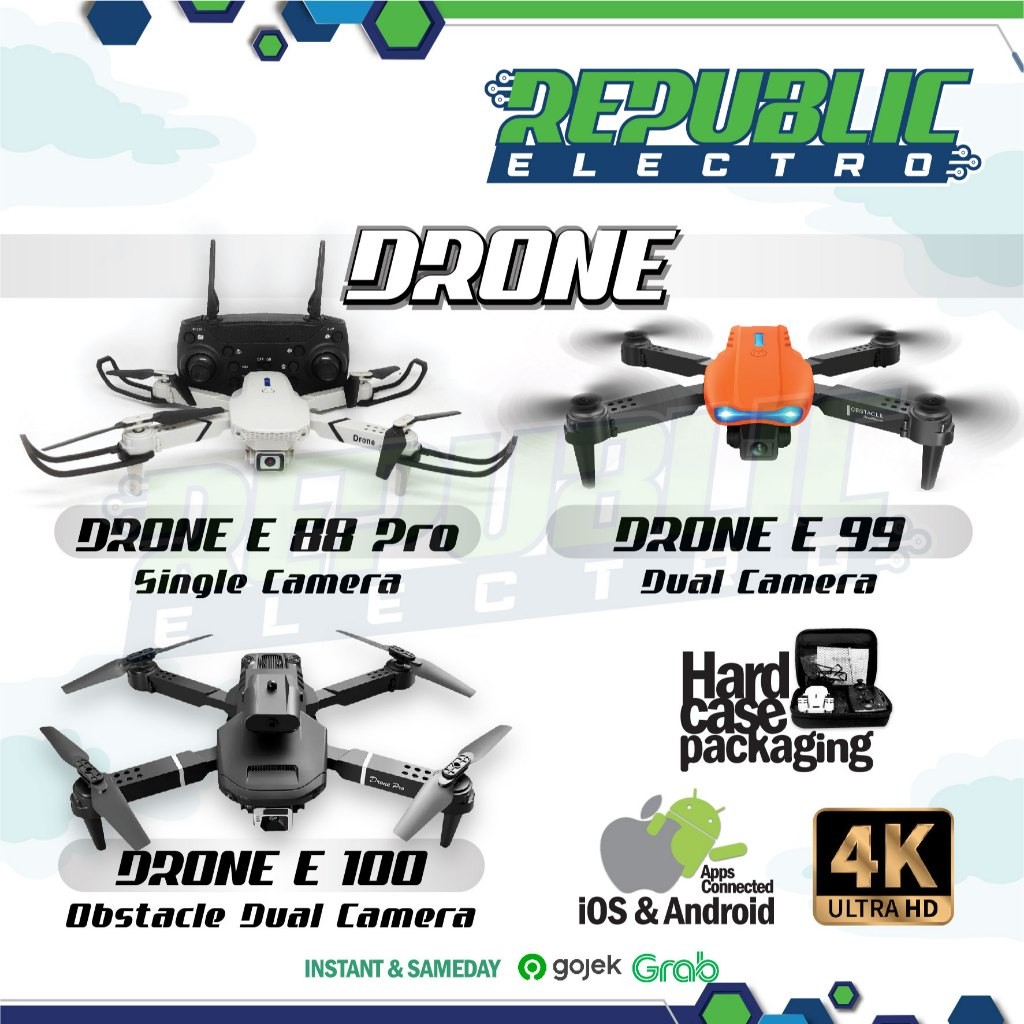 Drone Accessgo Smart Dual Camera 4K Jarak JauhCO