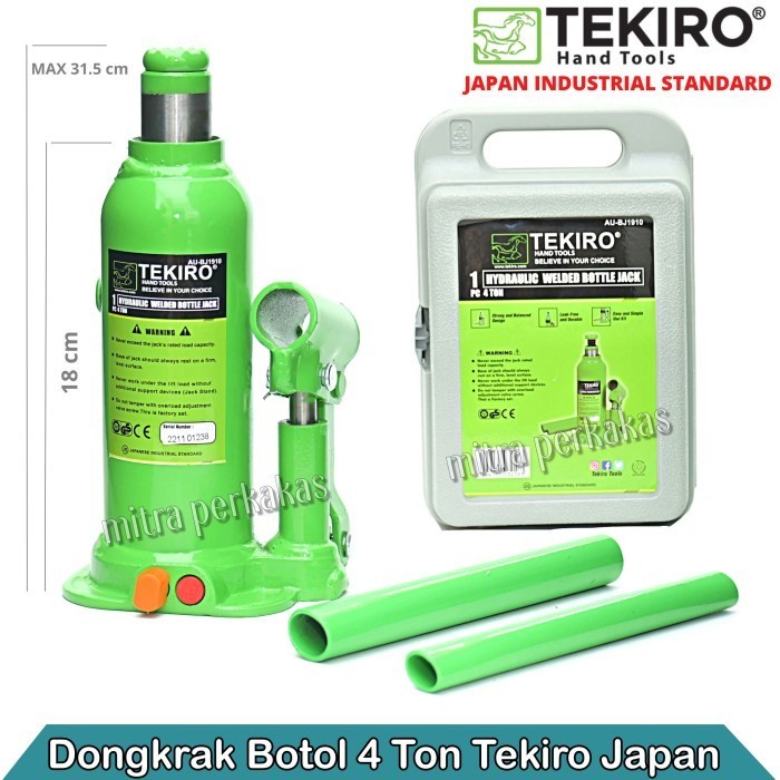 Dongkrak Botol 4 TON Tekiro / Dongkrak Botol 6 Ton / Dongkrak Botol 10 Ton / Dongkrak Botol 2 Ton TE