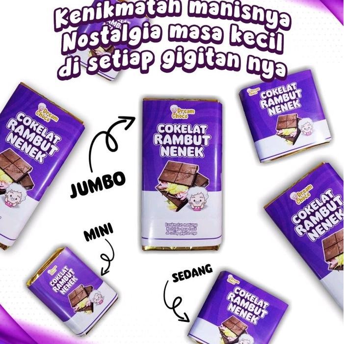 

viral.shop8 Coklat Rambut Nenek Chocolate Cemilan Food Arum Manis Makanan - mini