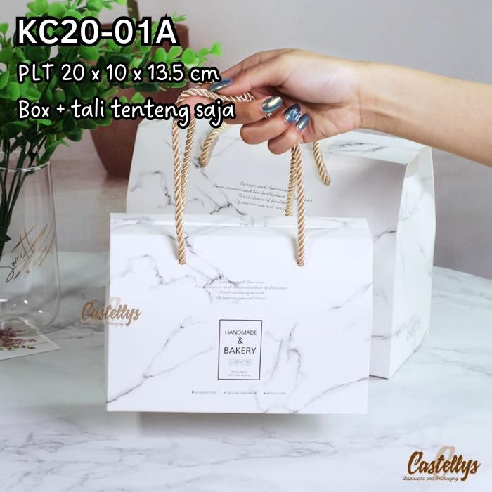 

Kotak Dus Box KC20-01A Marble Kue Kering Nastar Cookies Roti Hampers