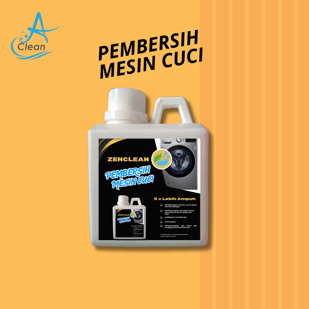 Pembersih mesin cuci front loading/pembersih mesin cuci top loading ampuh dijamin 100%