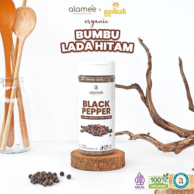 

ALAMEE Blackpepper Powder Lada Hitam Bubuk Black Pepper Bumbu Dapur Instan madinah