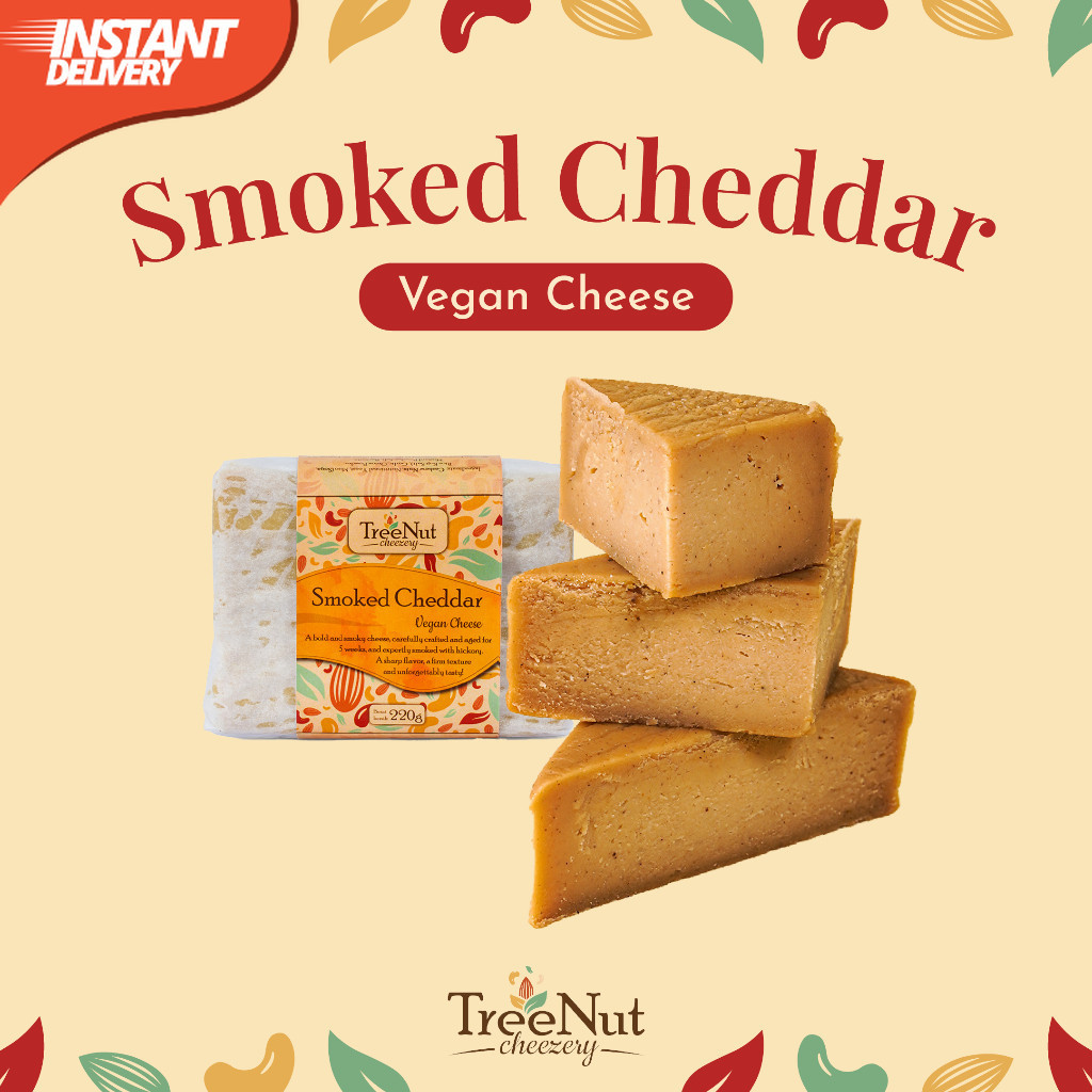 

Keju Vegan Smoked Cheddar Gurih Tajam – Kirim Instan (Bali) | TreeNut Cheezery