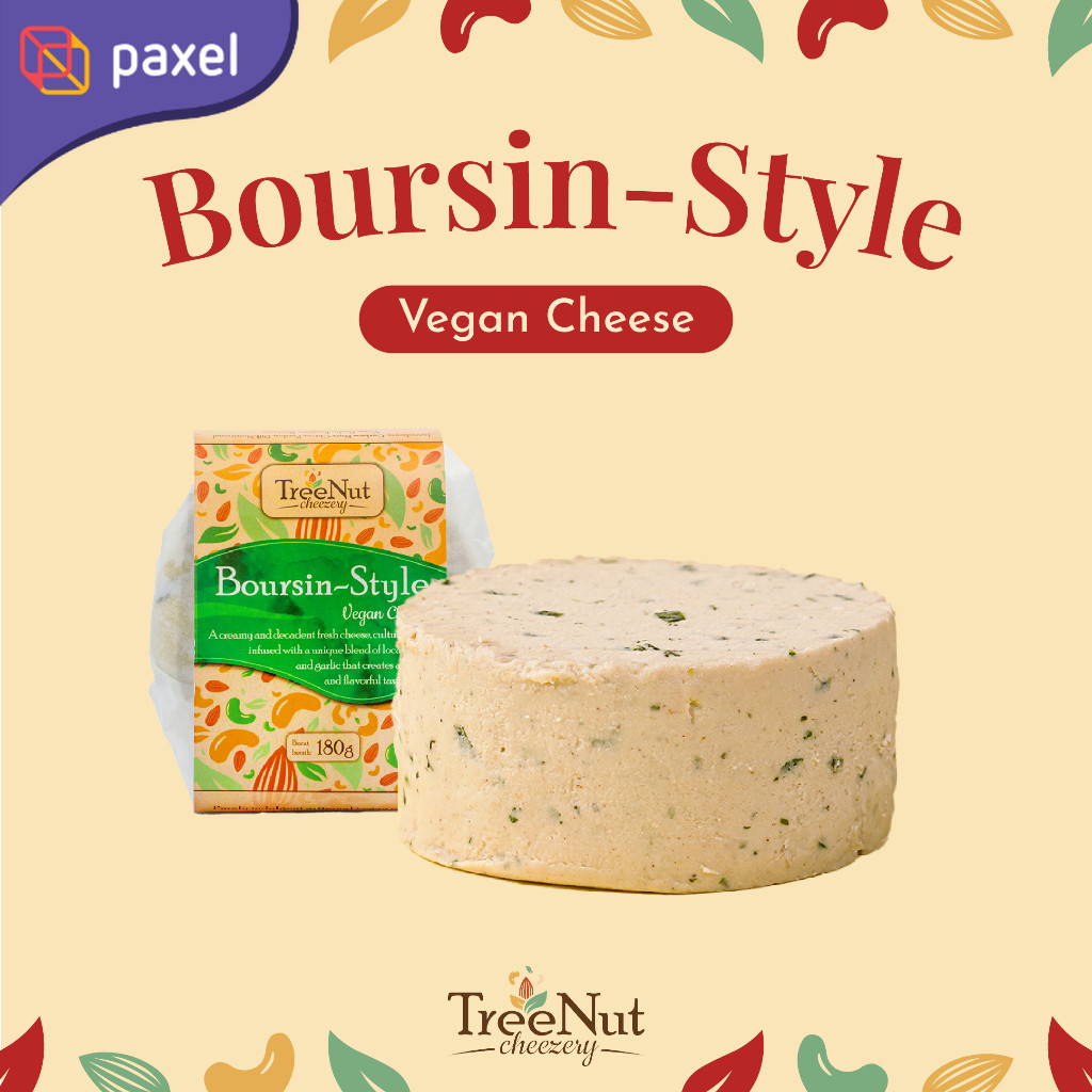 

Keju Vegan Boursin-Style Lembut Creamy Penuh Rempah – Plant-Based Cheese Nabati | TreeNut Cheezery