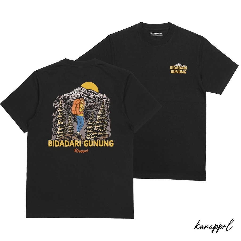 Kaos Pendaki "Bidadari Gunung" - Kaos Pendaki Gunung/kaos Pendaki/Kaos Pendaki Indonesia/Pendaki Ind