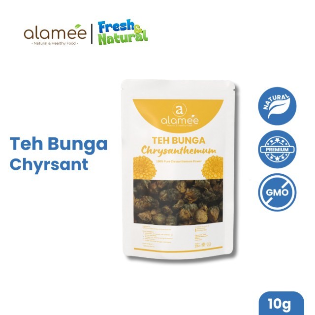 

Teh Bunga Chrysanthemum Tea Krisan Emas Golden Crysant Herbal Alami Organik Alami Crysanthemum 10gr Fresh and Natural