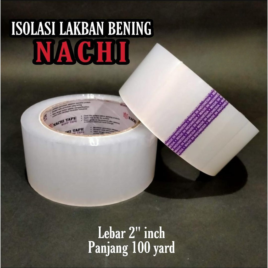 

Isolasi Selotip Lakban Bening Lakban Nachi