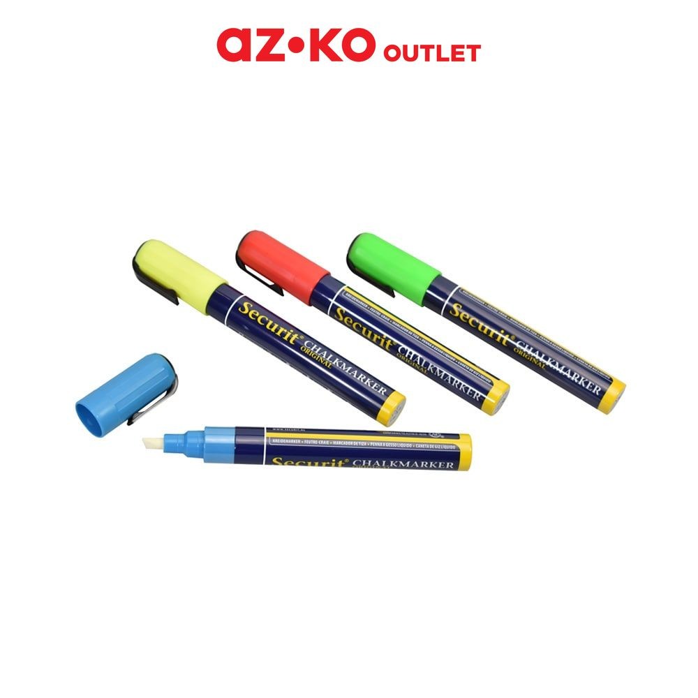 

Securit Set Marker Warna Untuk Chalkboard 2.6cm 4 Pcs