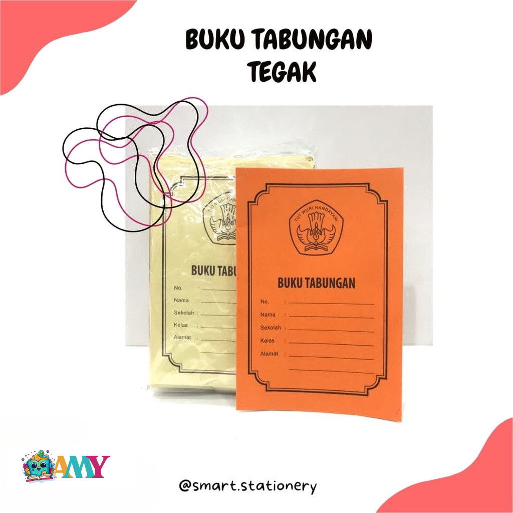 

Buku Tabungan Tegak Amy Stasionary