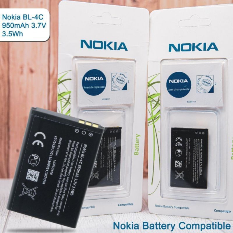 Baterai Original Nokia BL 5C / BL 4C Original Nokia