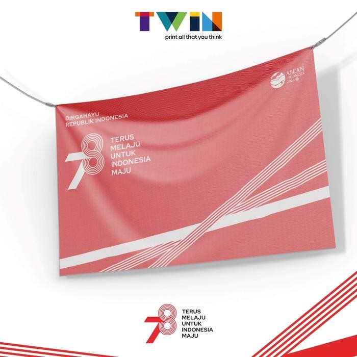 [Promo] Spanduk Print Kain Bahan TC Teton Cotton Umbul Umbul - TC