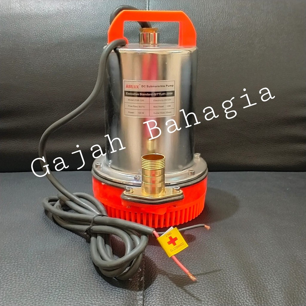 Pompa celup DC 12v / 24v submersible Stainless 12 volt 24 volt Airlux