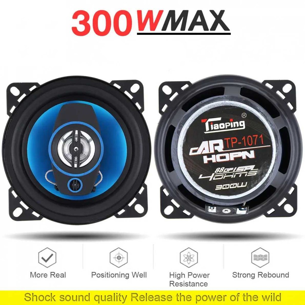 Speaker Subwoofer Mobil 4 Inch Strong Rebound 300W