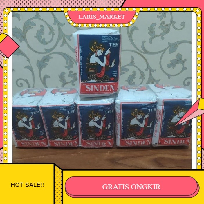 

【LARIS_M】BIG SALE!!! TEH SINDEN 80 gram ( 1 pack )