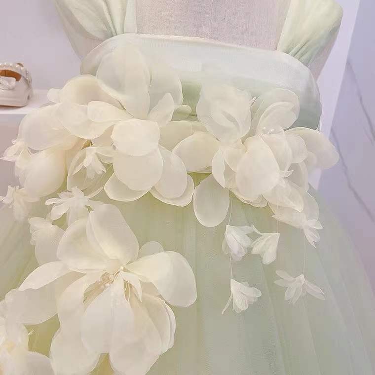 

organza lace DIY whisker flower handmade flower fashion children's wedding dress clothing accessories decorative flowers