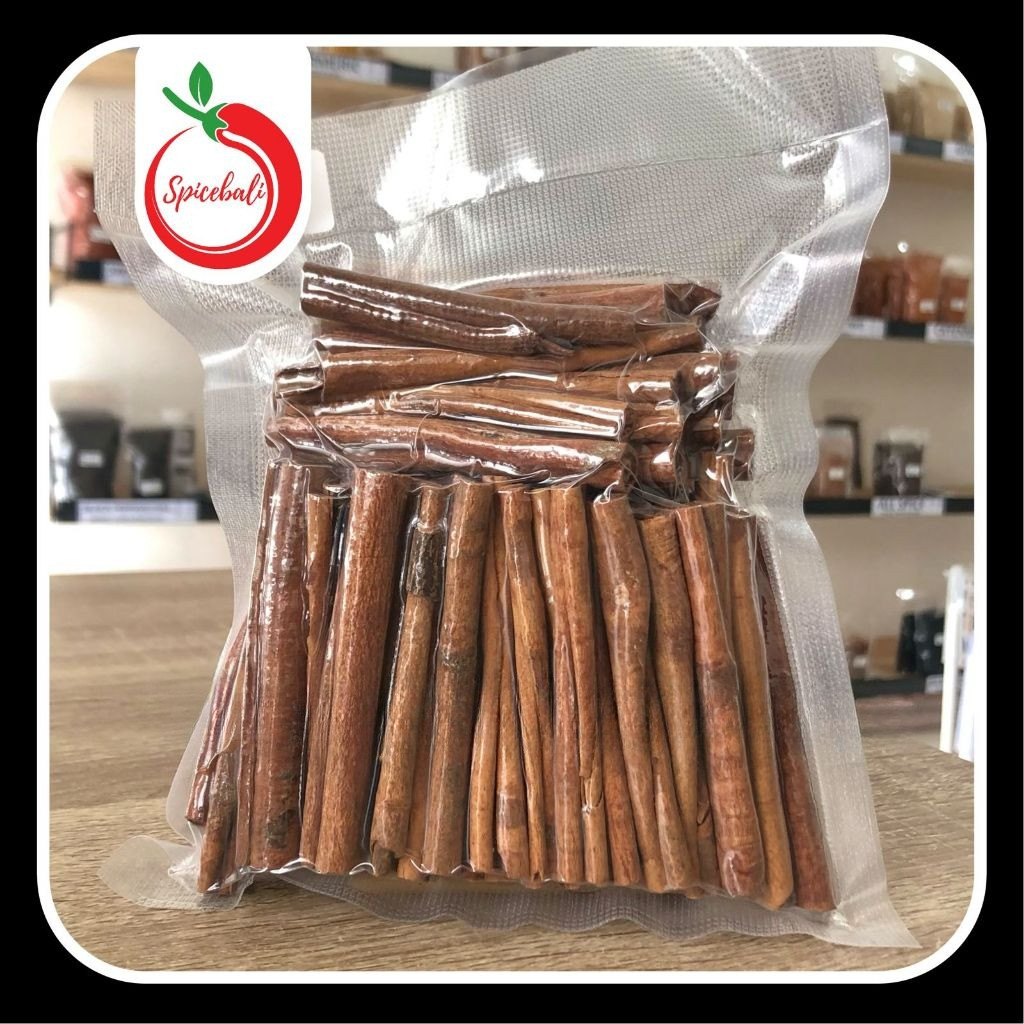 

Kayumanis Utuh 250 gr / Cinnamon Stick 250 gr / Kayu Manis Batang Cut 8 cm - 250 gr